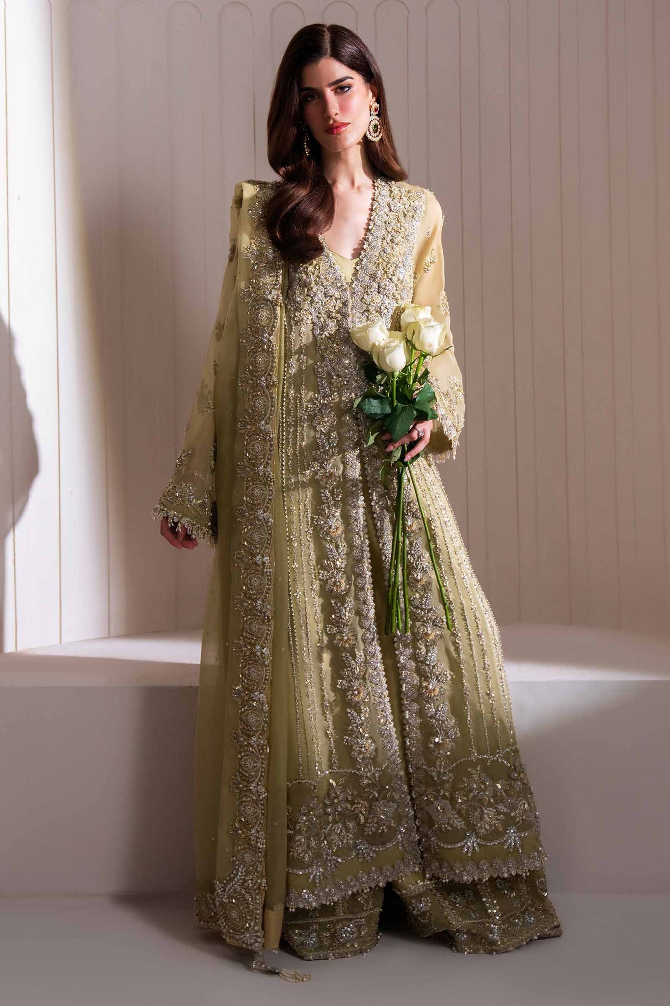 Elan | Elitarie Wedding Formals | LEONORE (EP-21218) by Elan - Designer Dress - Type: Ladies Clothes - Available at Sana Yasir - 100% Original