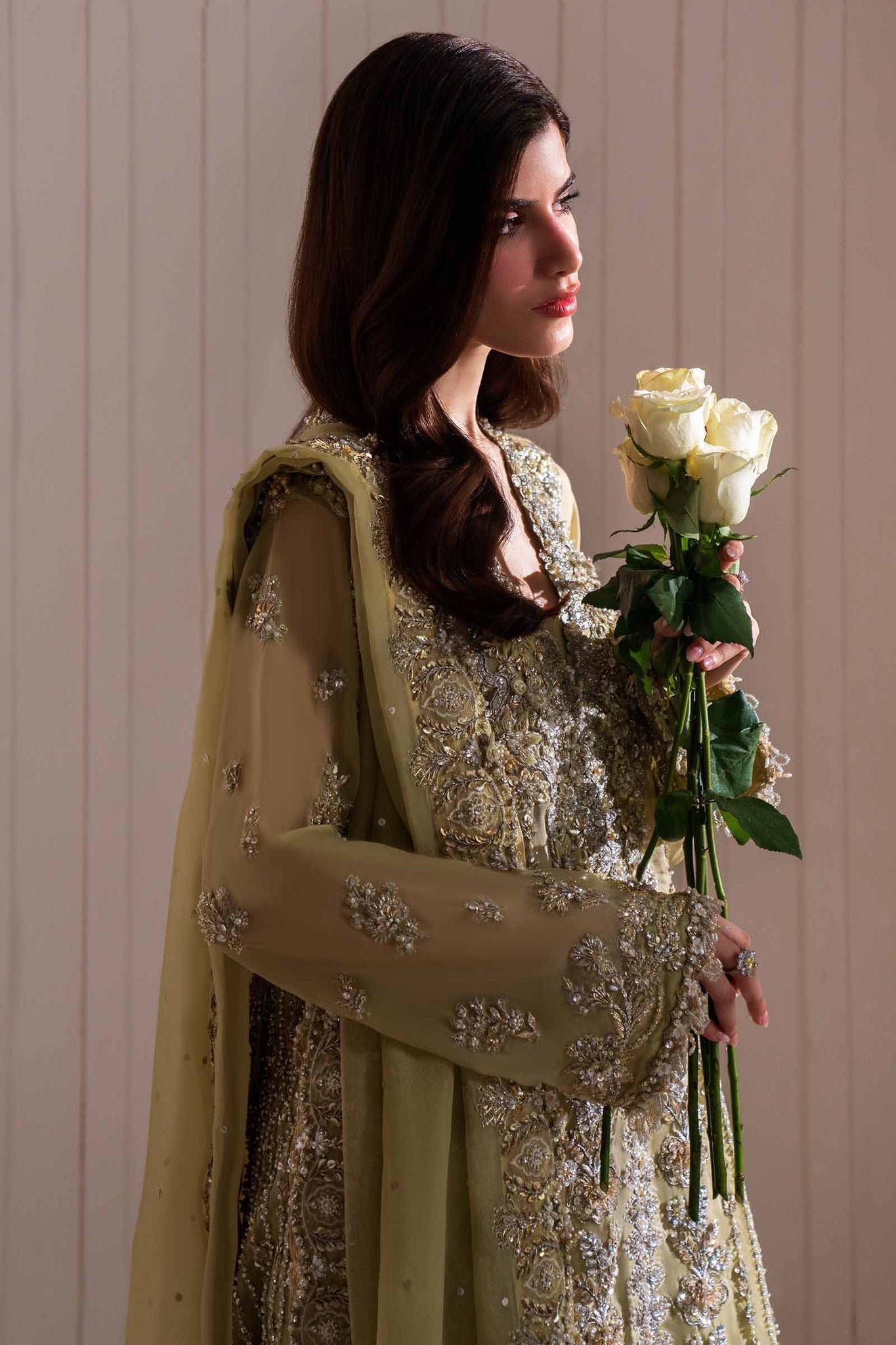 Elan | Elitarie Wedding Formals | LEONORE (EP-21218) by Elan - Designer Dress - Type: Ladies Clothes - Available at Sana Yasir - 100% Original