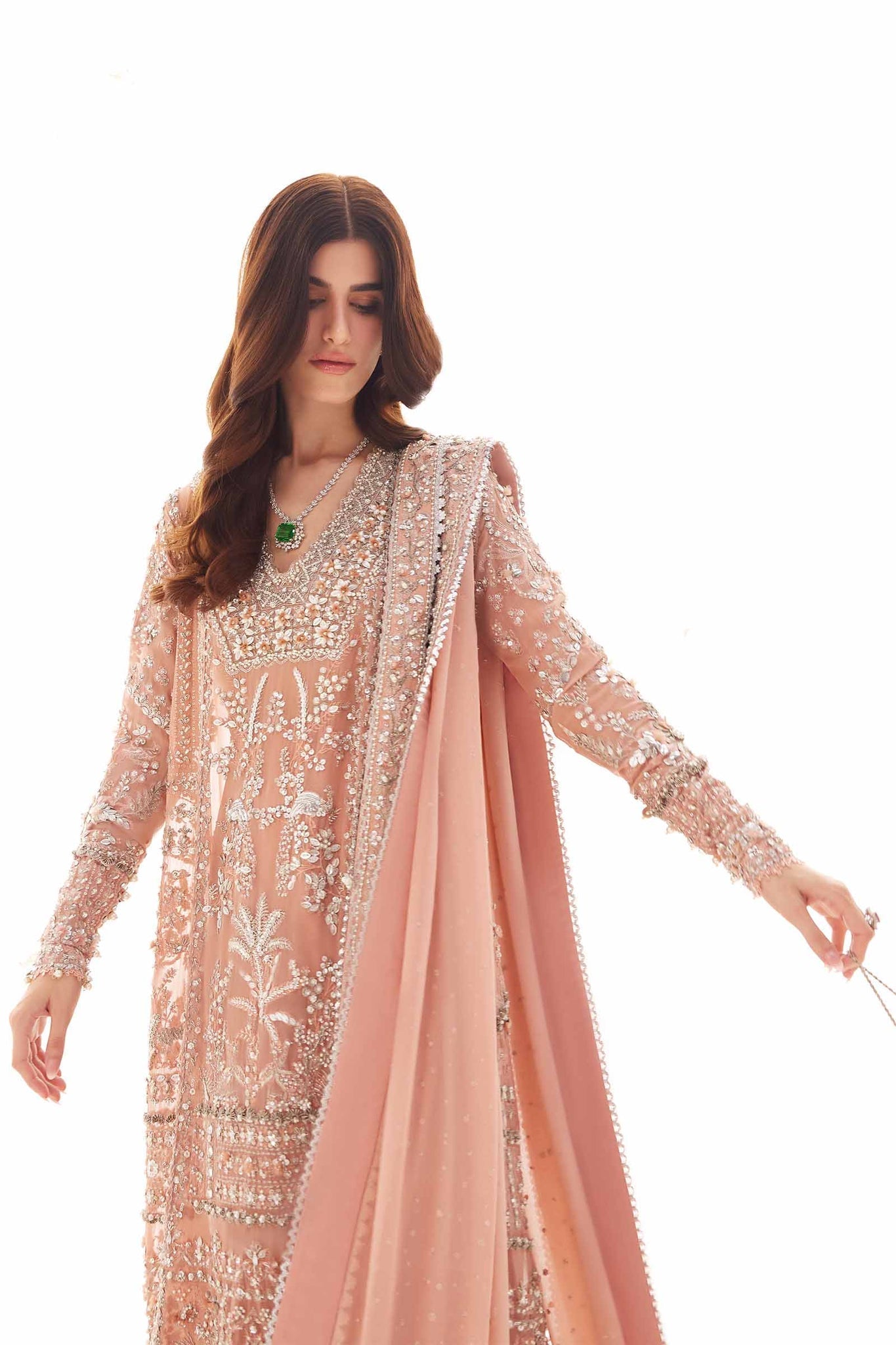 Elan | Elitarie Wedding Formals | ROSEA (EP-21213) by Elan - Designer Dress - Type: Ladies Clothes - Available at Sana Yasir - 100% Original