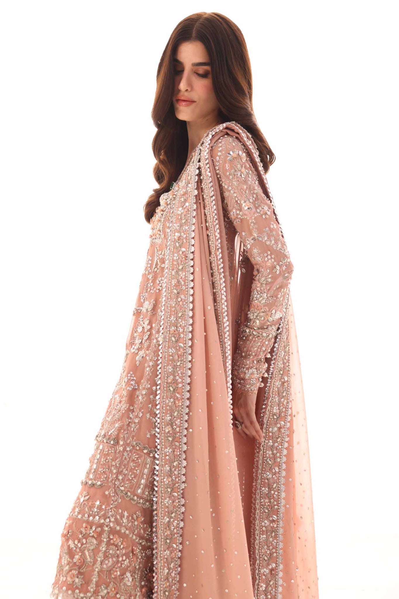 Elan | Elitarie Wedding Formals | ROSEA (EP-21213) by Elan - Designer Dress - Type: Ladies Clothes - Available at Sana Yasir - 100% Original