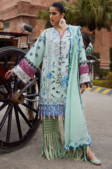 Elan | Luxury Lawn 25 | AMARA (EL25-09 B) by Elan - Designer Dress - Type: Ladies Clothes - Available at Sana Yasir - 100% Original