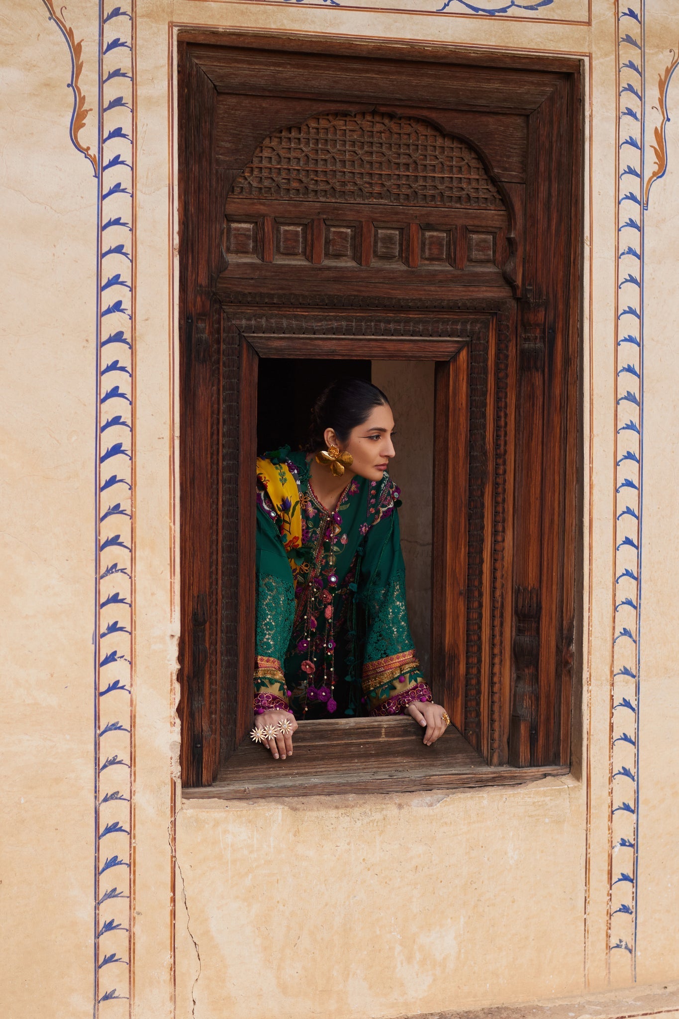 Elan | Luxury Lawn 25 | AURIELLE (EL25-06 A) by Elan - Designer Dress - Type: Ladies Clothes - Available at Sana Yasir - 100% Original