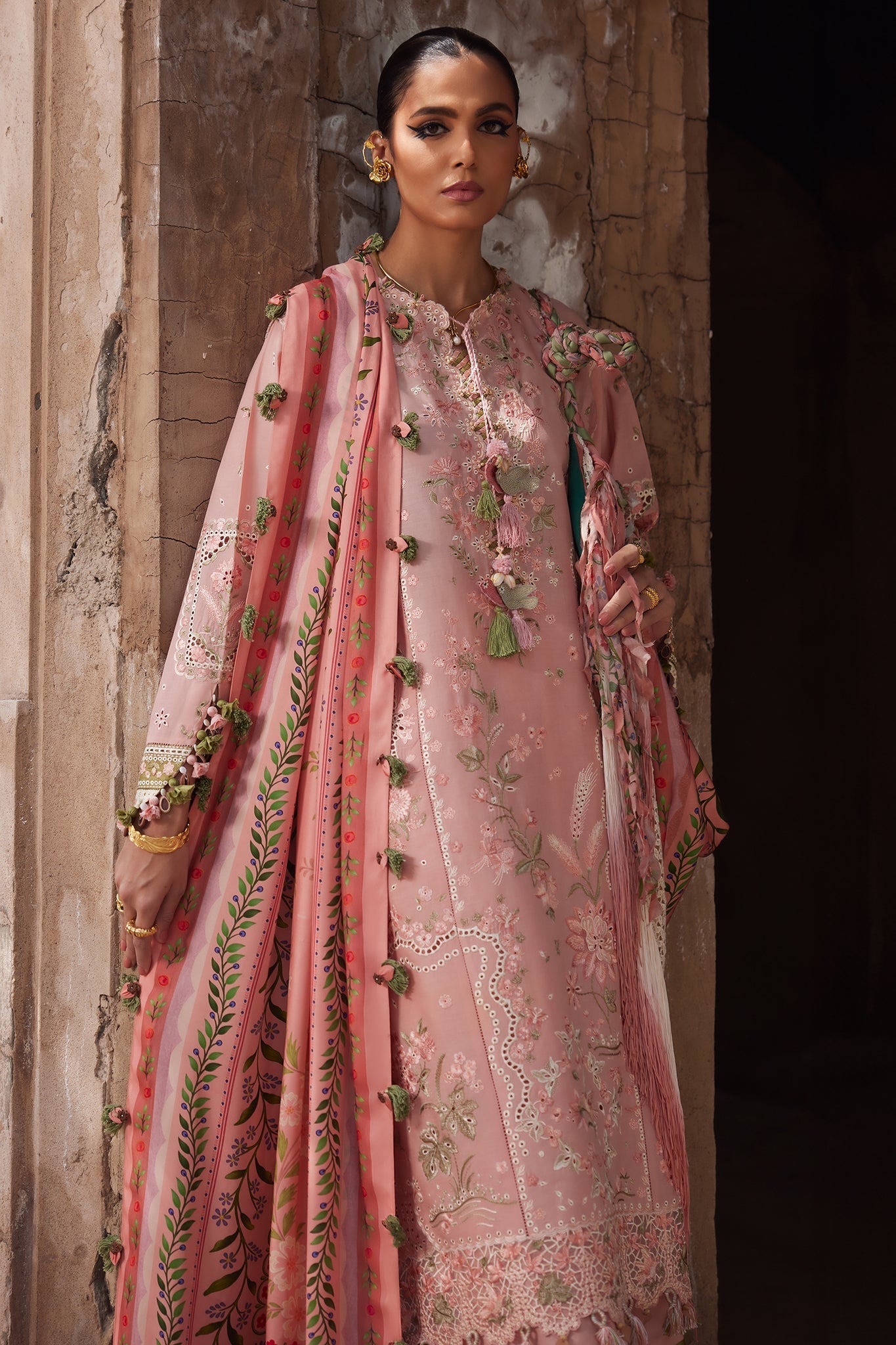 Elan | Luxury Lawn 25 | SERENE (EL25-01 A) by Elan - Designer Dress - Type: Ladies Clothes - Available at Sana Yasir - 100% Original