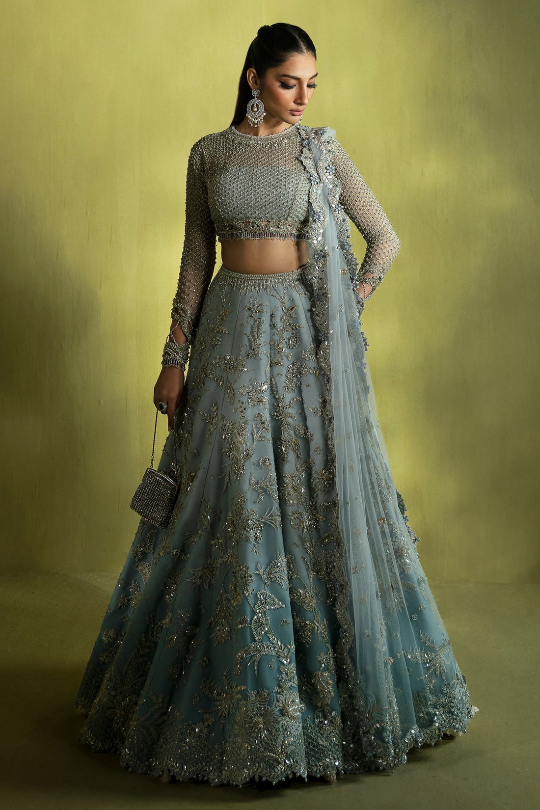 Elan | Pret Crepusule | CRISTAL D'AUBE (EP-21305) by Elan - Designer Dress - Type: Ladies Clothes - Available at Sana Yasir - 100% Original