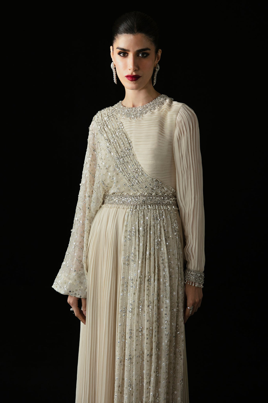 Elan | Pret Crepusule | CRISTAL DE LUNE (EP-21304) by Elan - Designer Dress - Type: Ladies Clothes - Available at Sana Yasir - 100% Original
