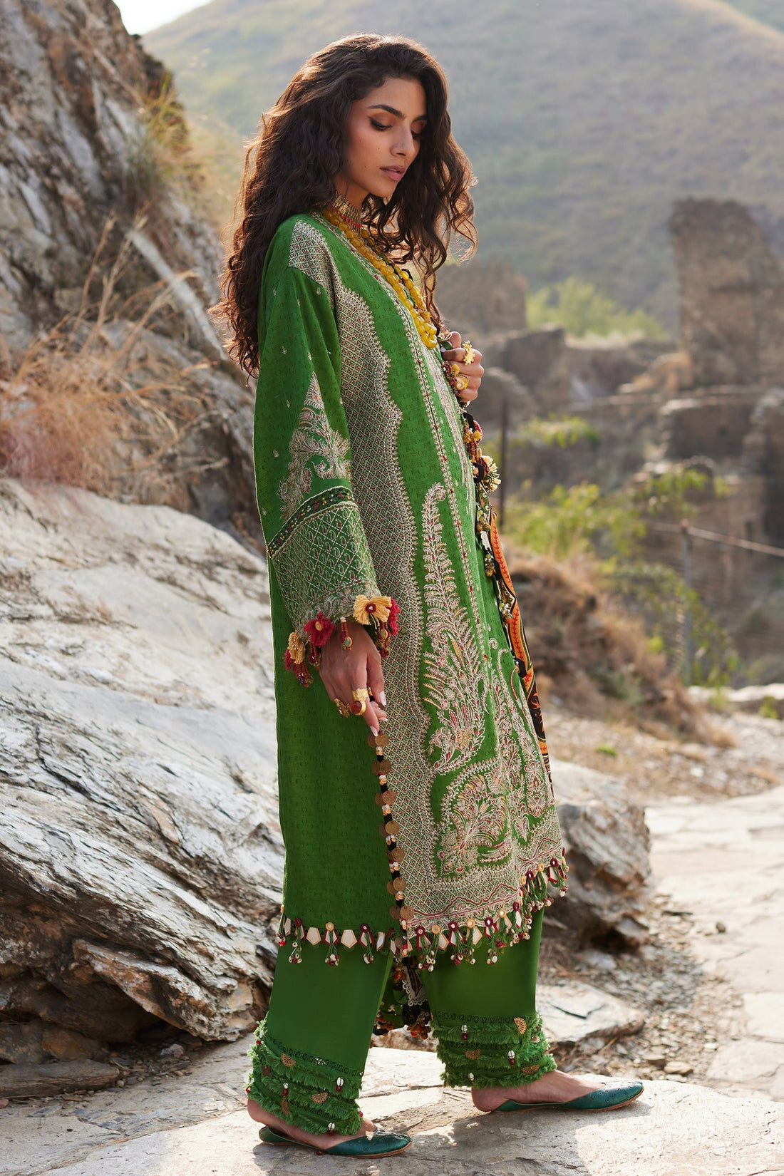 Elan | Winter Collection 24 | CORA (EW24-03) by Elan - Designer Dress - Type: Ladies Clothes - Available at Sana Yasir - 100% Original