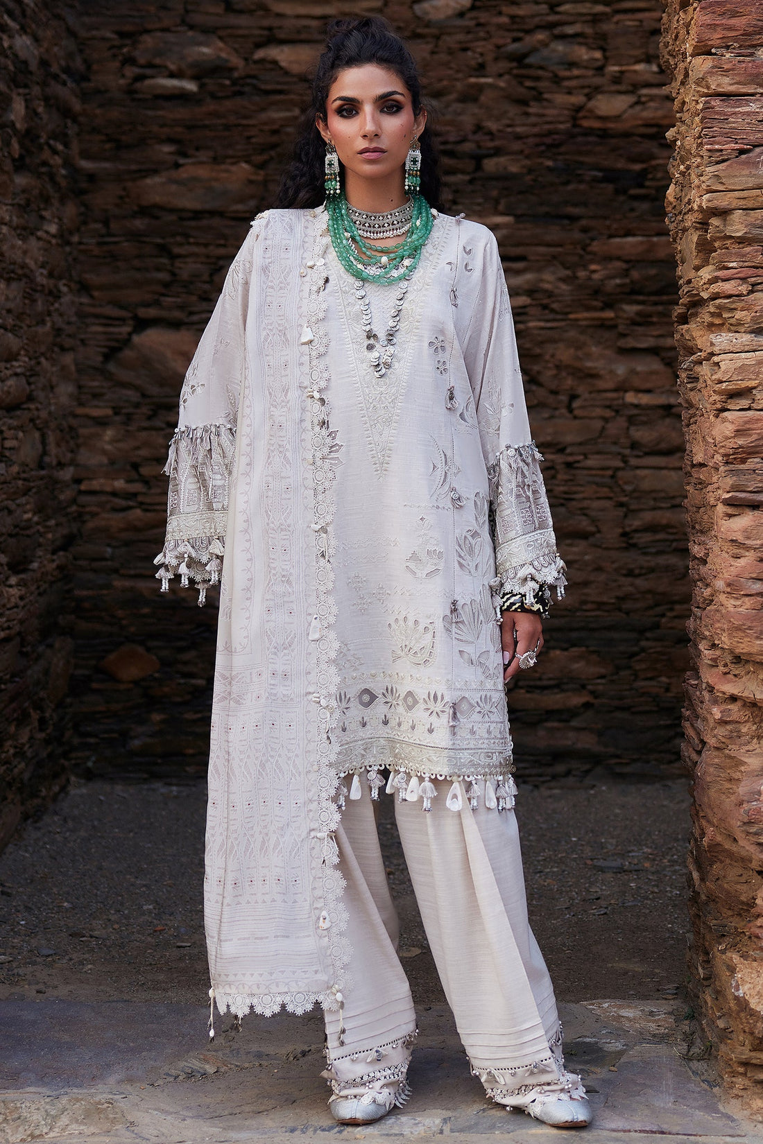 Elan | Winter Collection 24 | THALINA (EW24-05) by Elan - Designer Dress - Type: Ladies Clothes - Available at Sana Yasir - 100% Original