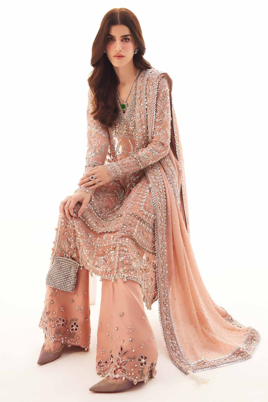 Elan | Elitarie Wedding Formals | ROSEA (EP-21213) by Elan - Designer Dress - Type: Ladies Clothes - Available at Sana Yasir - 100% Original
