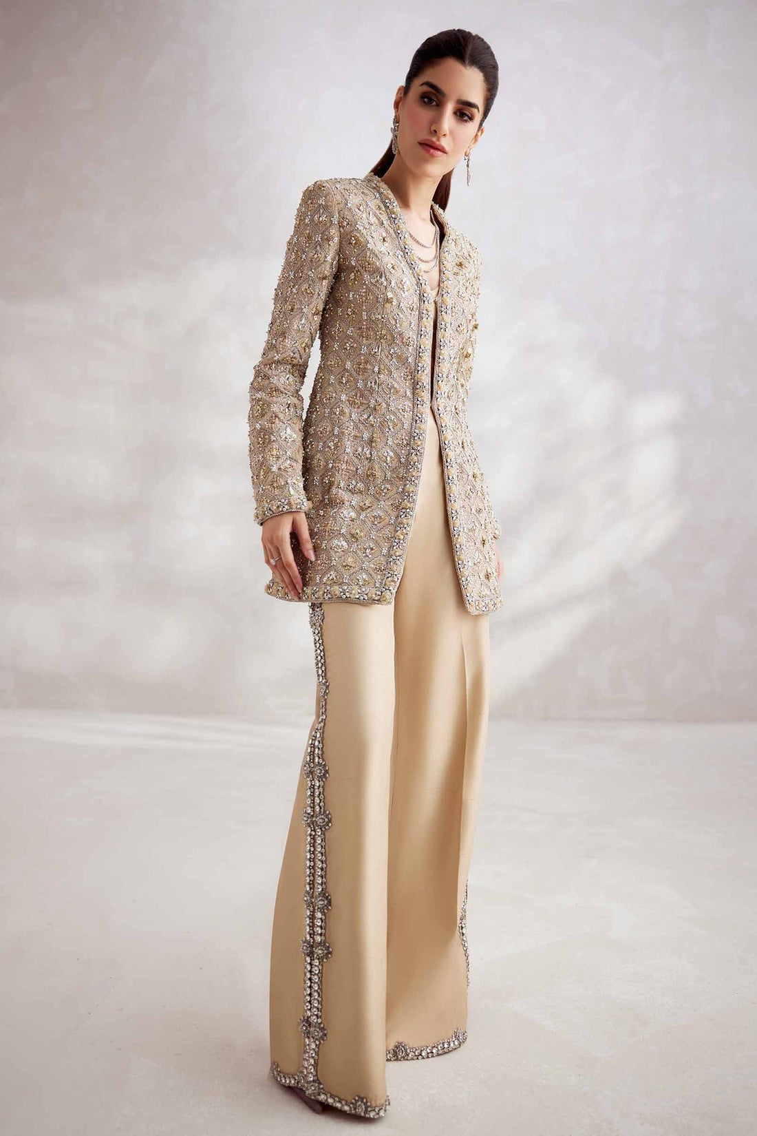Elan | Elitarie Wedding Formals | AURELIEN (EP-21212) by Elan - Designer Dress - Type: Ladies Clothes - Available at Sana Yasir - 100% Original
