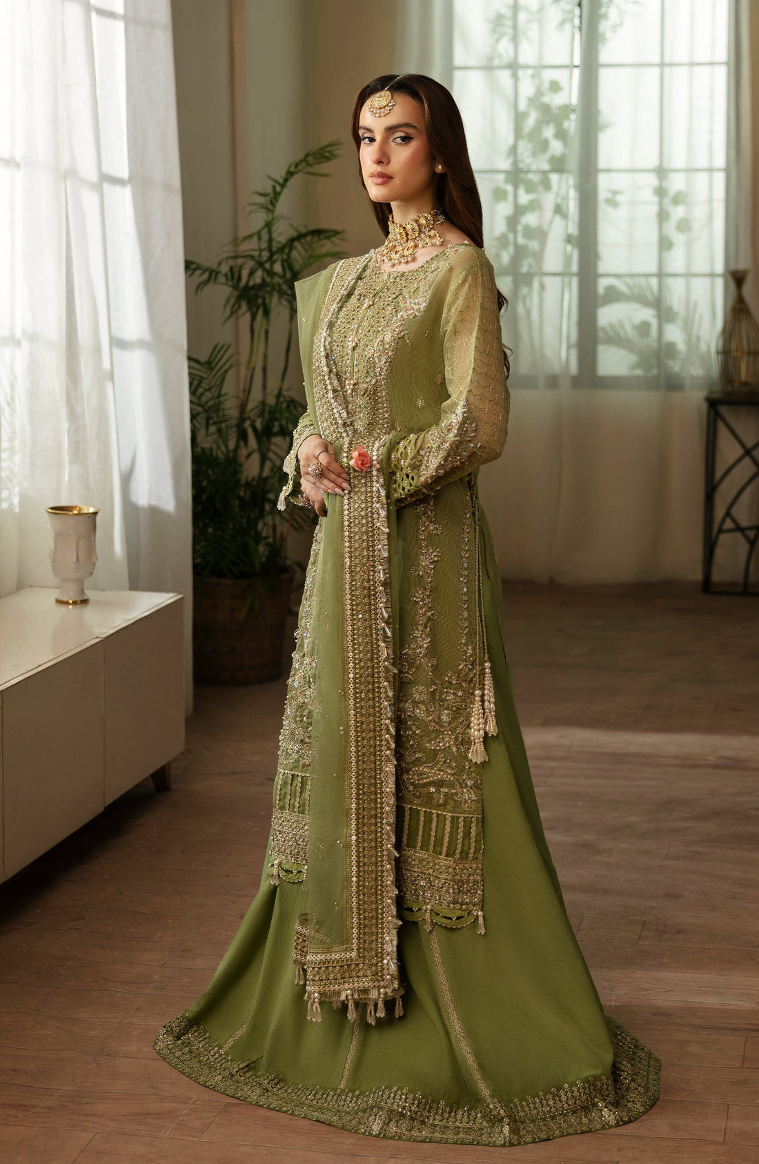 Eleshia | Zarin Wedding Formals 24 | JASMINE by Eleshia - Designer Dress - Type: Ladies Clothes - Available at Sana Yasir - 100% Original