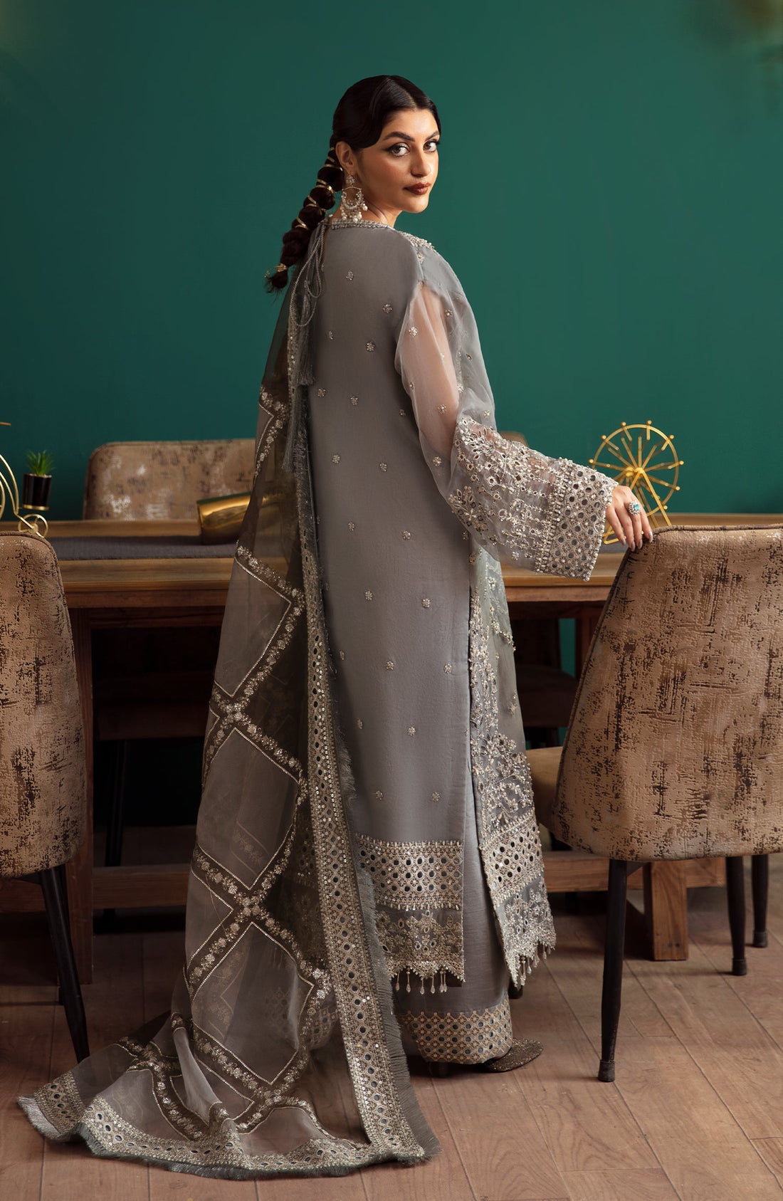 Eleshia | Zarin Wedding Formals 24 | SHERINE by Eleshia - Designer Dress - Type: Ladies Clothes - Available at Sana Yasir - 100% Original