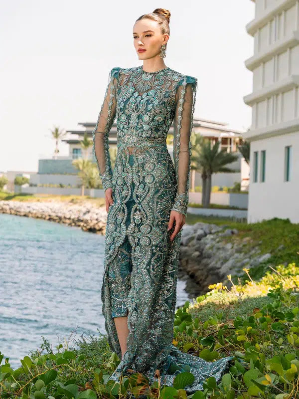 Epoque | Ciel Luxury Couture | Grace by Epoque - Designer Dress - Type: Formal - Available at Sana Yasir - 100% Original