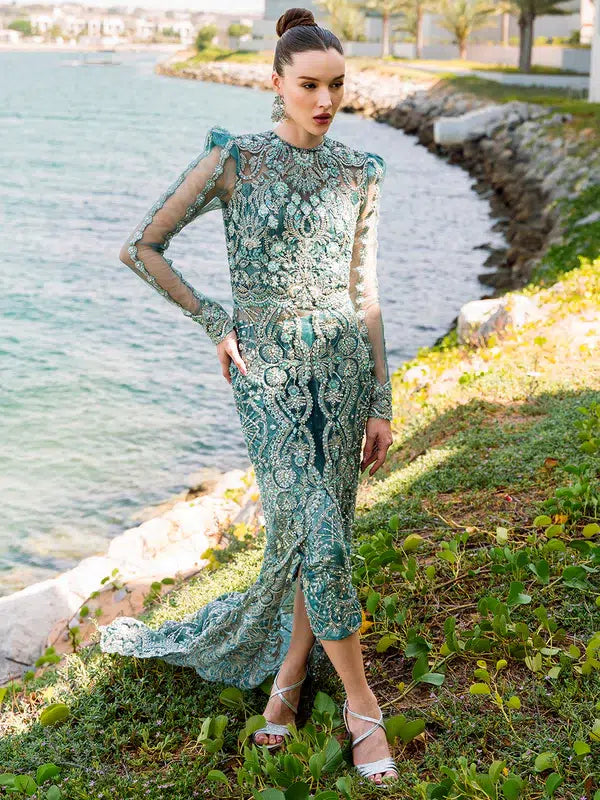 Epoque | Ciel Luxury Couture | Grace by Epoque - Designer Dress - Type: Formal - Available at Sana Yasir - 100% Original