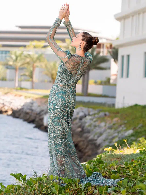 Epoque | Ciel Luxury Couture | Grace by Epoque - Designer Dress - Type: Formal - Available at Sana Yasir - 100% Original