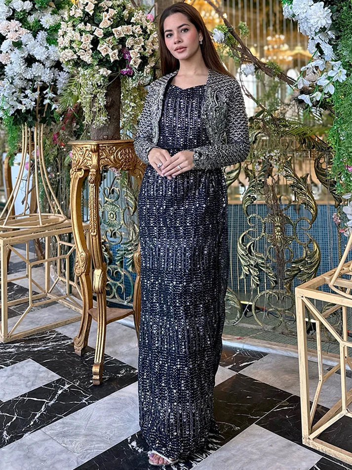 Epoque | Ciel Luxury Couture | Noir by Epoque - Designer Dress - Type: Formal - Available at Sana Yasir - 100% Original
