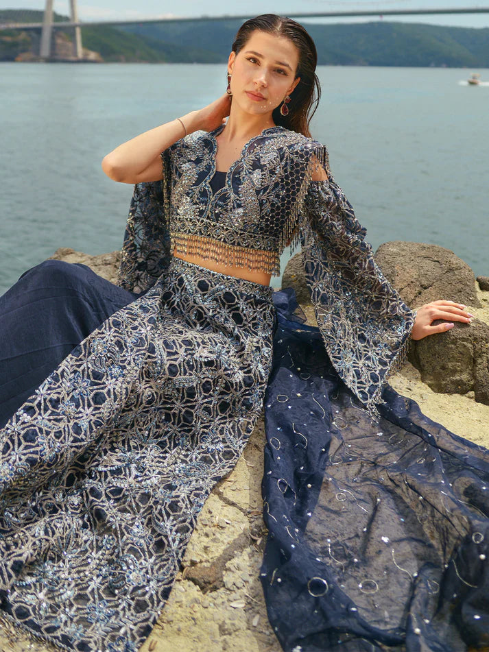 Epoque | Ciel Luxury Couture | THE NIGHT DREAM by Epoque - Designer Dress - Type: Formal - Available at Sana Yasir - 100% Original