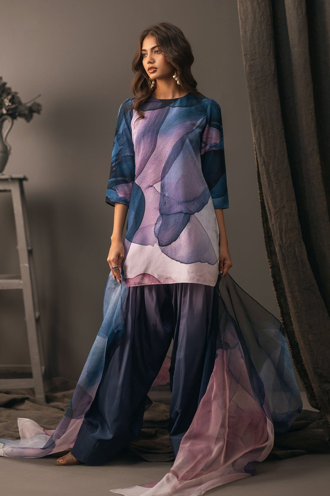Erum Khan | Beyond Basic | URBAN BLOSSOM by Erum Khan - Designer Dress - Type: Ladies Clothes - Available at Sana Yasir - 100% Original
