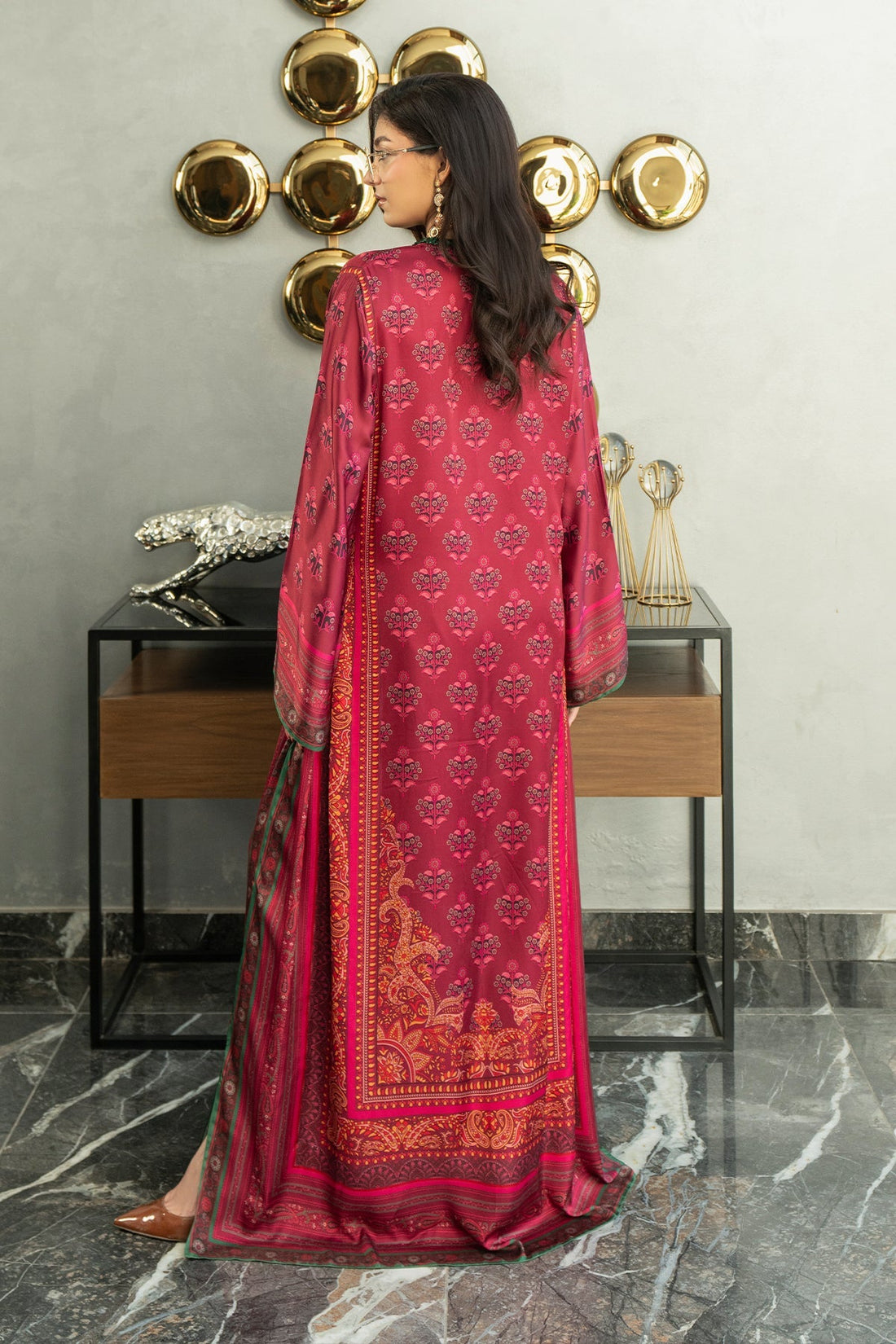 Erum Khan | Eid Edit 25 | Berry Babe by Erum Khan - Designer Dress - Type: Ladies Clothes - Available at Sana Yasir - 100% Original