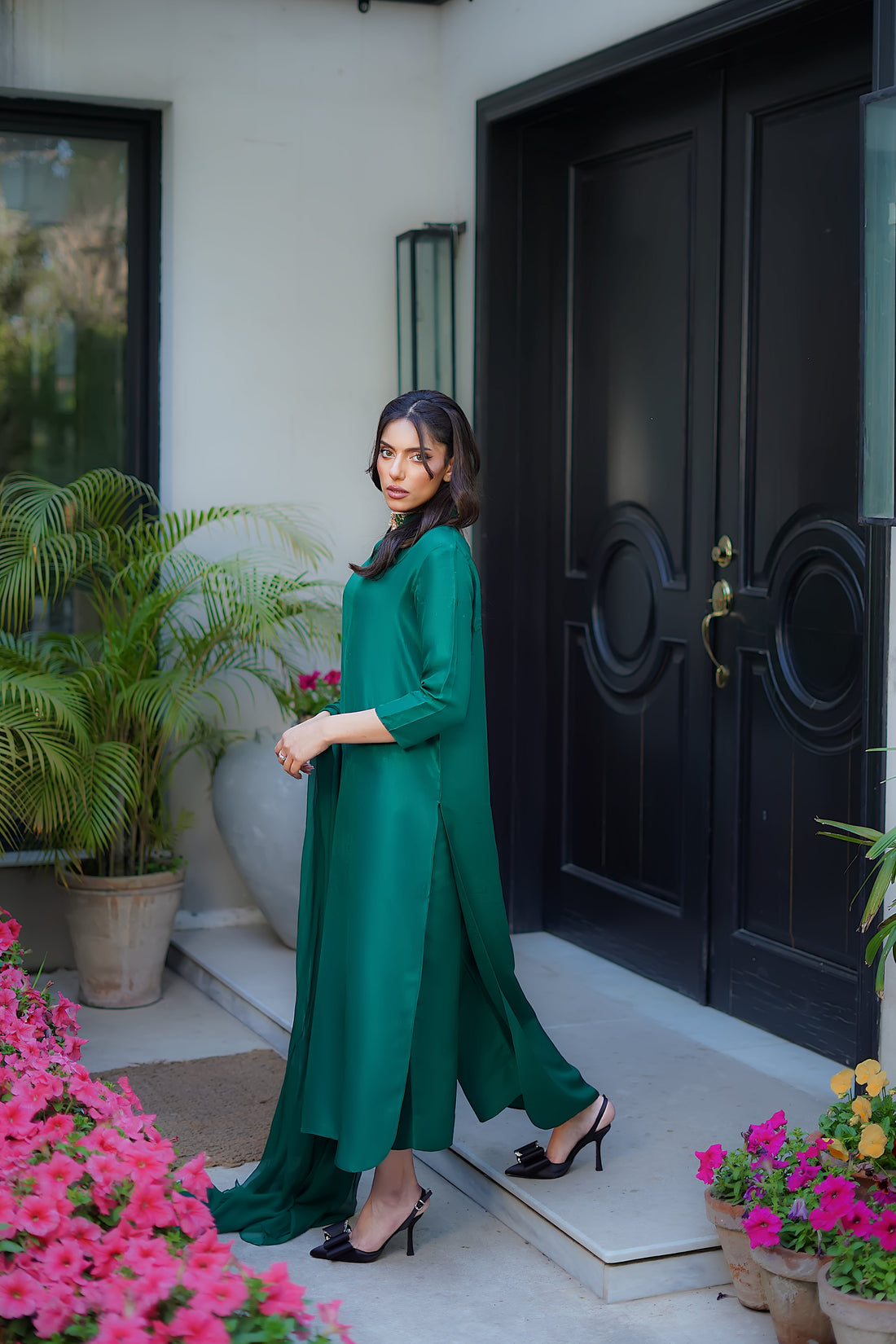 Erum Khan | Nue 25 | Ocean Jewel by Erum Khan - Designer Dress - Type: Ladies Clothes - Available at Sana Yasir - 100% Original