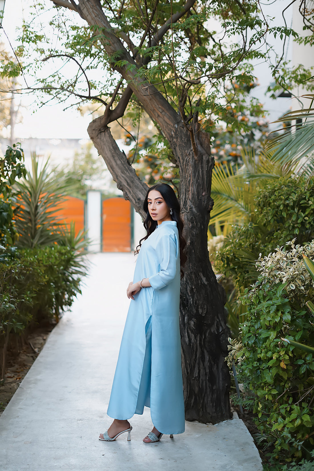 Erum Khan | Nue 25 | Serene Sky by Erum Khan - Designer Dress - Type: Ladies Clothes - Available at Sana Yasir - 100% Original