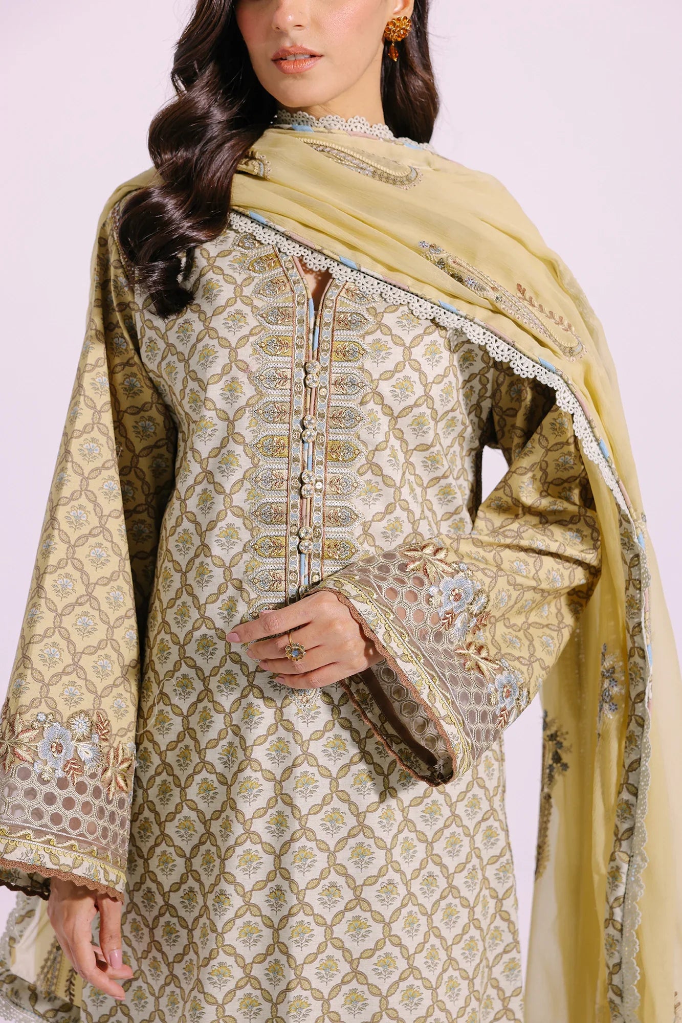 Ethnic | Rozana Collection SS 24 | E0404/203/130 by Ethnic - Designer Dress - Type: Luxury - Available at Sana Yasir - 100% Original