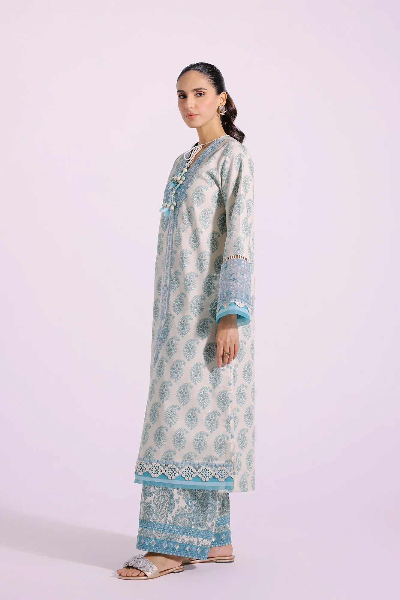 Ethnic | Rozana Collection SS 24 | E0414/203/130 by Ethnic - Designer Dress - Type: Luxury - Available at Sana Yasir - 100% Original