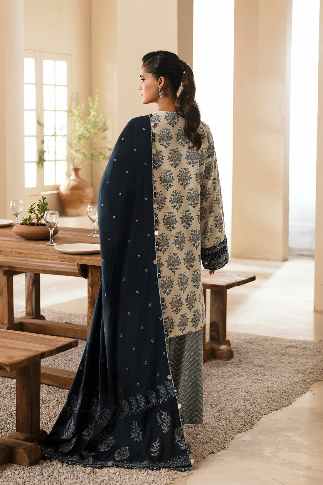 Ethnic | Rozana Winter Collection | ET-08 by Ethnic - Designer Dress - Type: Ladies Clothes - Available at Sana Yasir - 100% Original