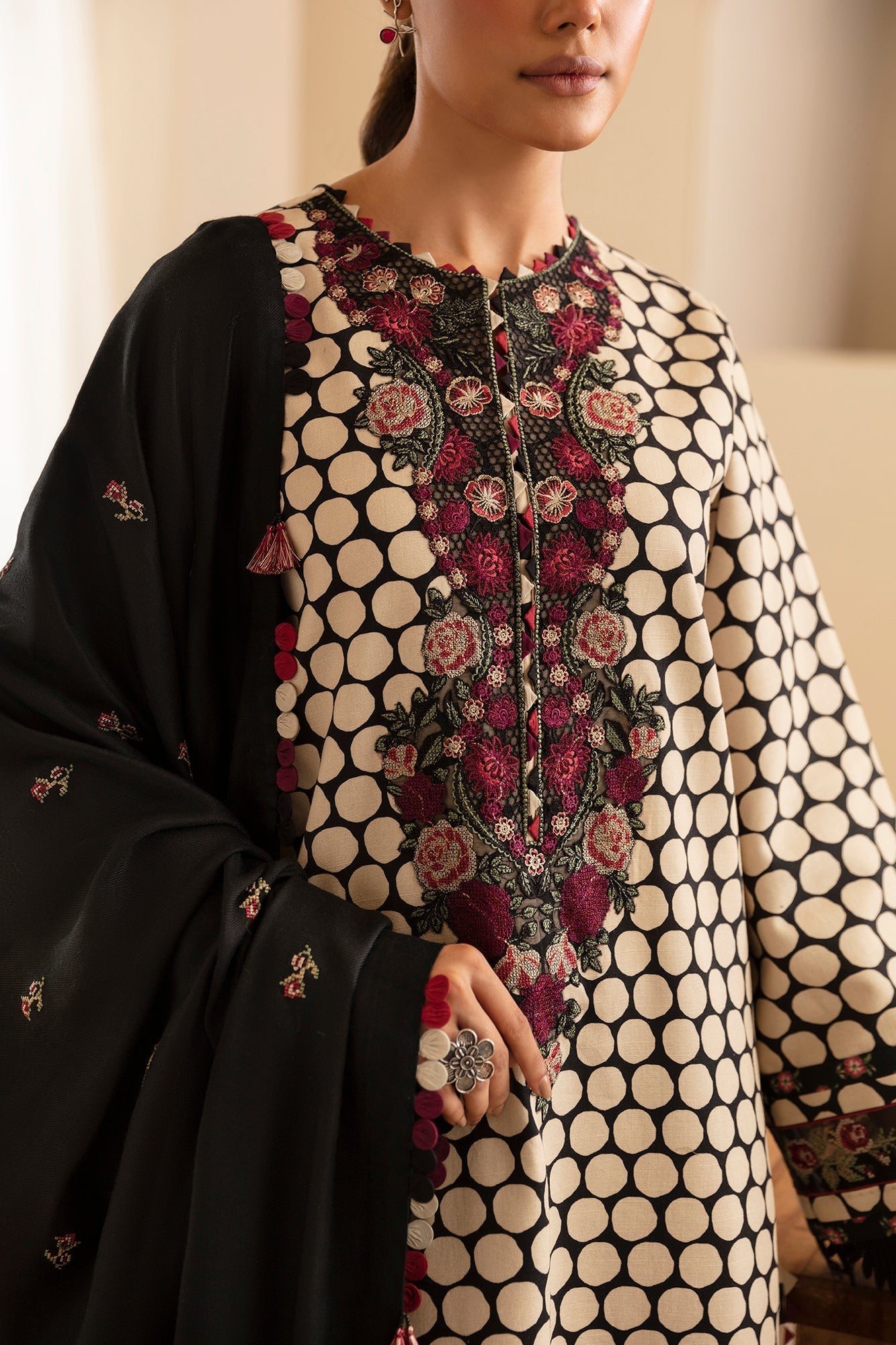 Ethnic | Rozana Winter Collection | ET-09 by Ethnic - Designer Dress - Type: Ladies Clothes - Available at Sana Yasir - 100% Original
