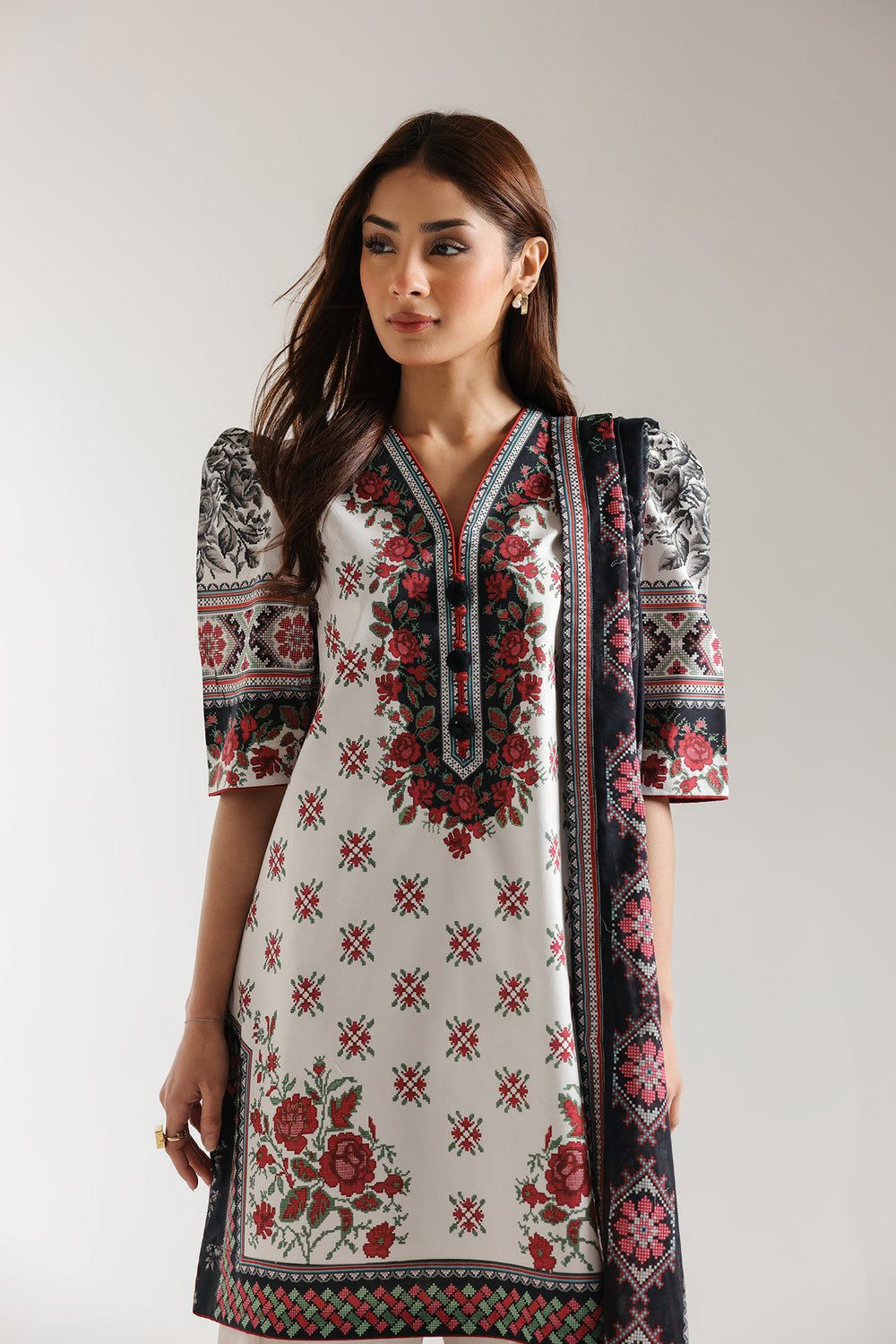 Ethnic | Spring Summer 25 | ES-09 by Ethnic - Designer Dress - Type: Ladies Clothes - Available at Sana Yasir - 100% Original