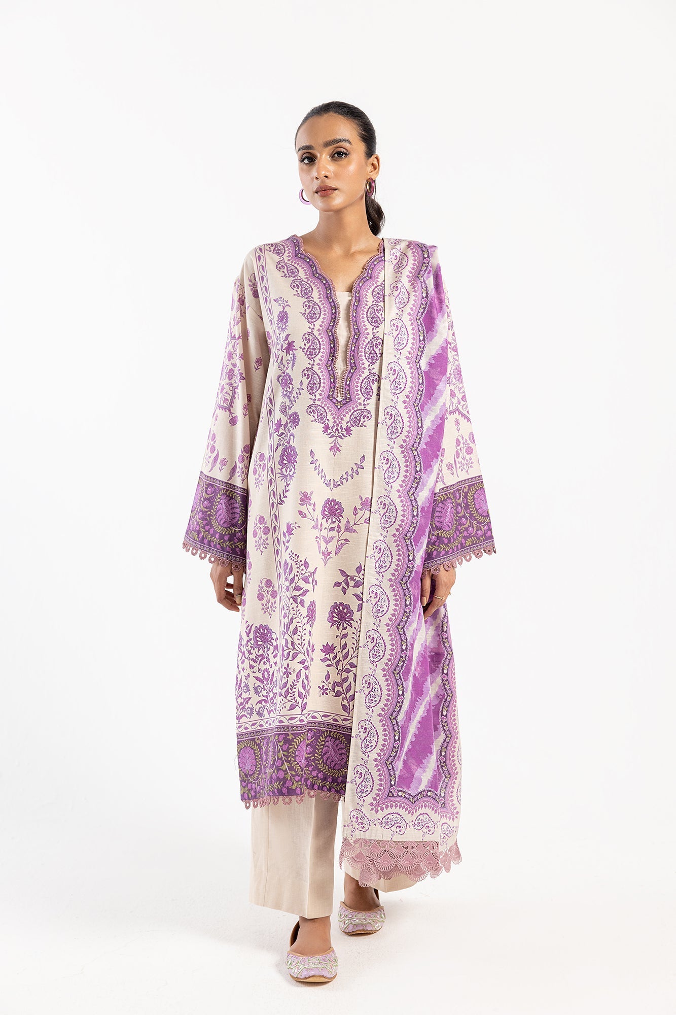 Ethnic | Winter Collection | E0489 by Ethnic - Designer Dress - Type: Ladies Clothes - Available at Sana Yasir - 100% Original