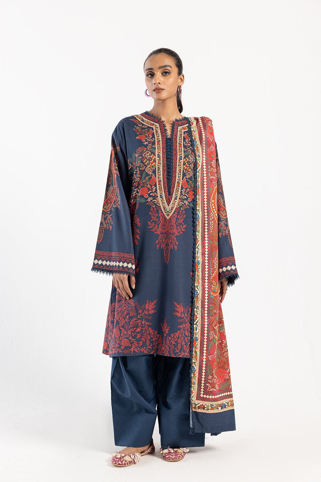 Ethnic | Winter Collection | EW0484 by Ethnic - Designer Dress - Type: Ladies Clothes - Available at Sana Yasir - 100% Original