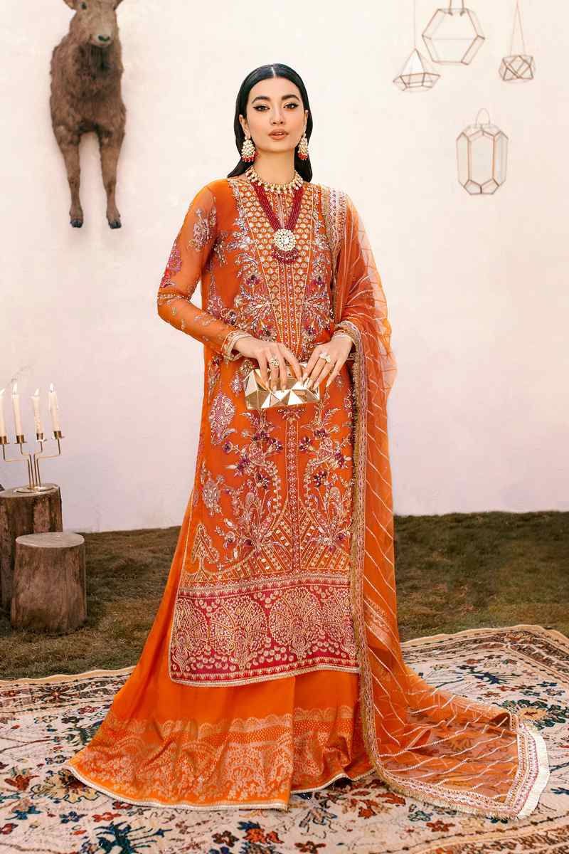 Ezra | Wedding Collection | Lara by Ezra - Designer Dress - Type: Bridal - Available at Sana Yasir - 100% Original