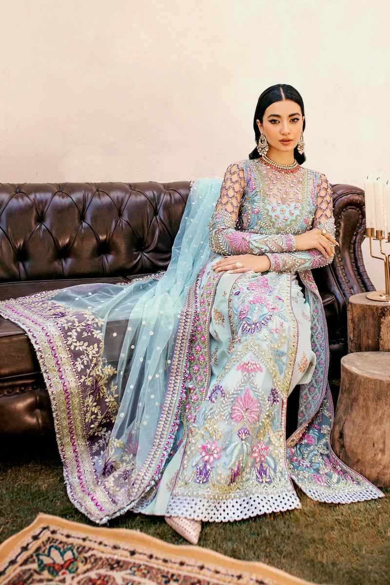 Ezra | Wedding Collection | Sibel by Ezra - Designer Dress - Type: Bridal - Available at Sana Yasir - 100% Original