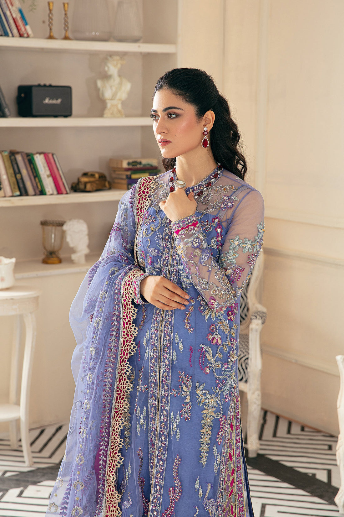Ezra | Wedding Collection | Afrozeh by Ezra - Designer Dress - Type: Bridal - Available at Sana Yasir - 100% Original