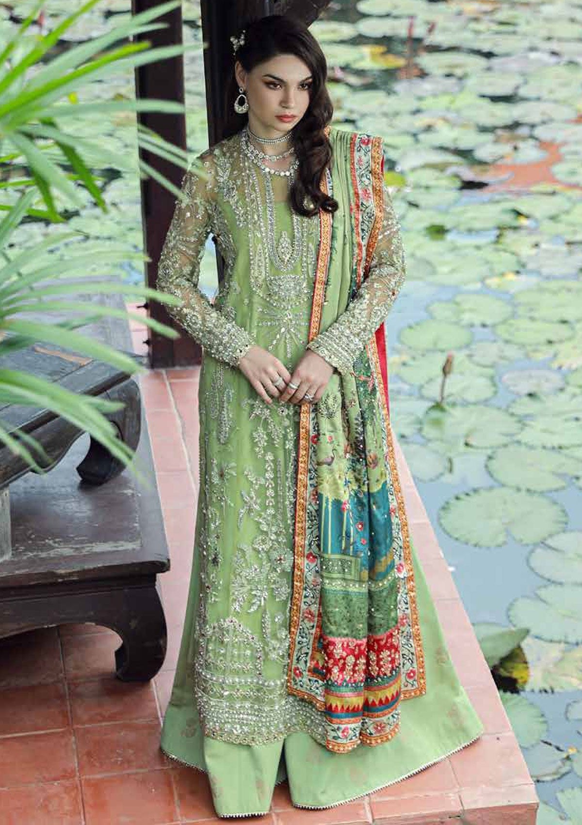 Ezra | Wedding Collection | EW24#04 - Gardenia by Ezra - Designer Dress - Type: Formal - Available at Sana Yasir - 100% Original