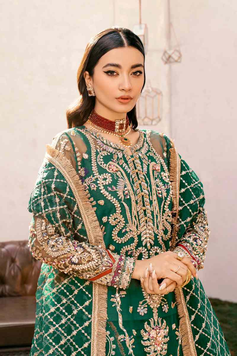 Ezra | Wedding Collection | Eden by Ezra - Designer Dress - Type: Bridal - Available at Sana Yasir - 100% Original