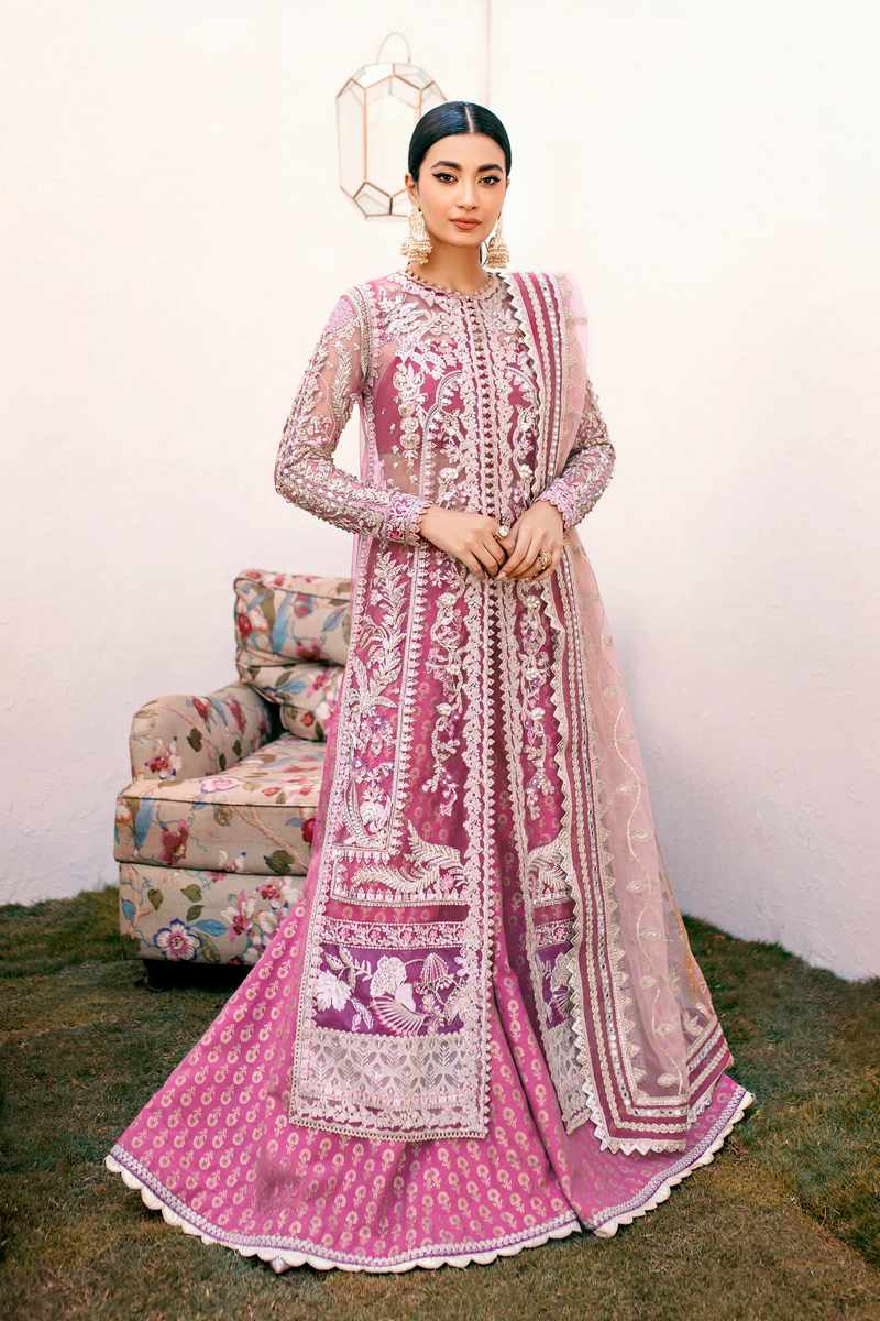Ezra | Wedding Collection | Fauna by Ezra - Designer Dress - Type: Bridal - Available at Sana Yasir - 100% Original