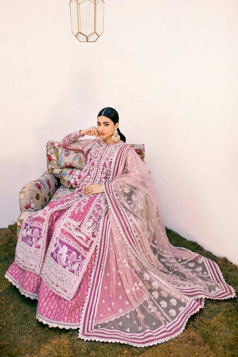 Ezra | Wedding Collection | Fauna by Ezra - Designer Dress - Type: Bridal - Available at Sana Yasir - 100% Original
