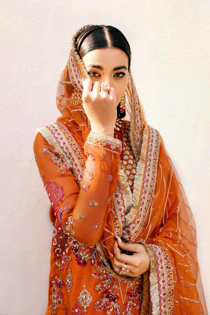 Ezra | Wedding Collection | Lara by Ezra - Designer Dress - Type: Bridal - Available at Sana Yasir - 100% Original