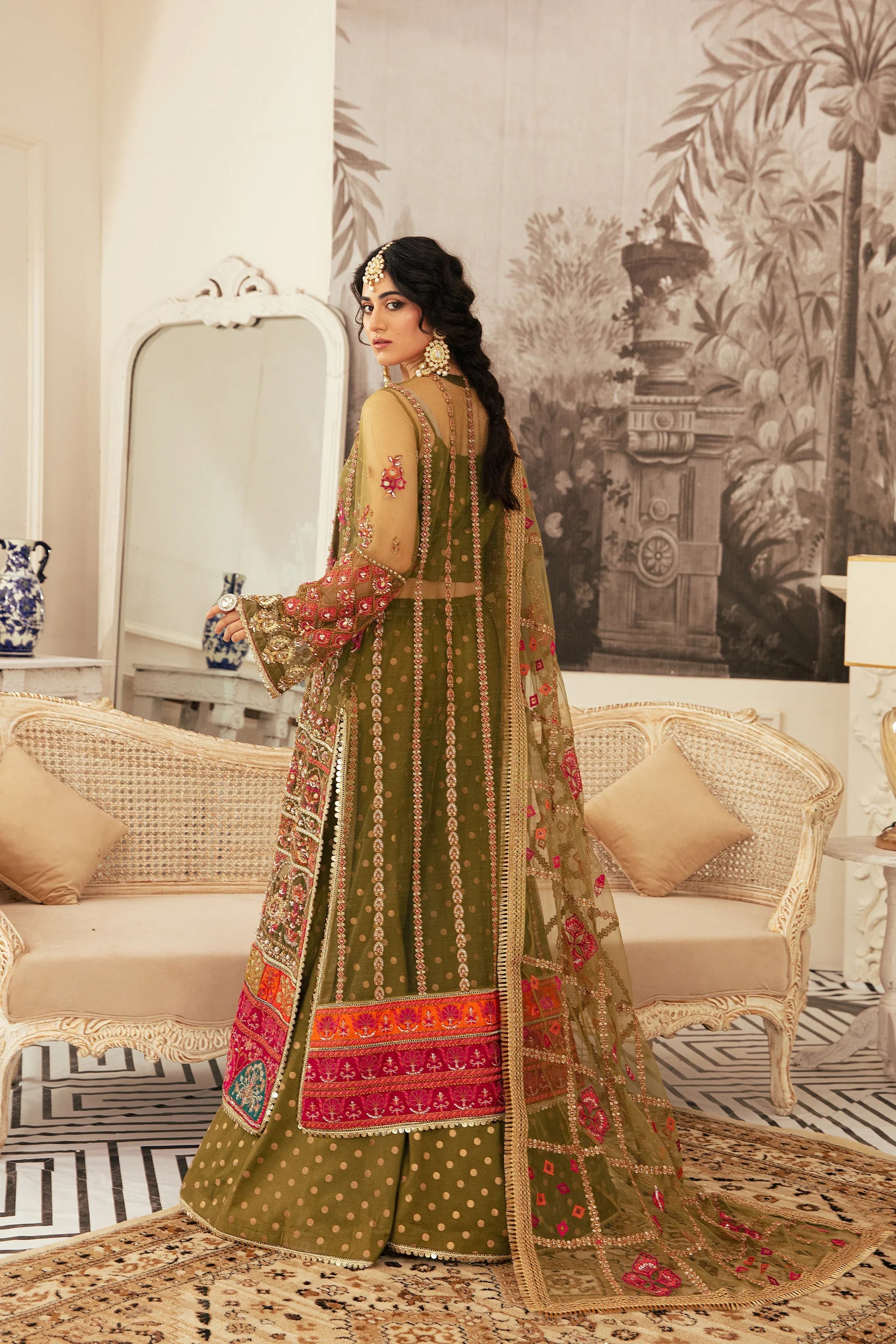 Ezra | Wedding Collection | Naaz by Ezra - Designer Dress - Type: Bridal - Available at Sana Yasir - 100% Original