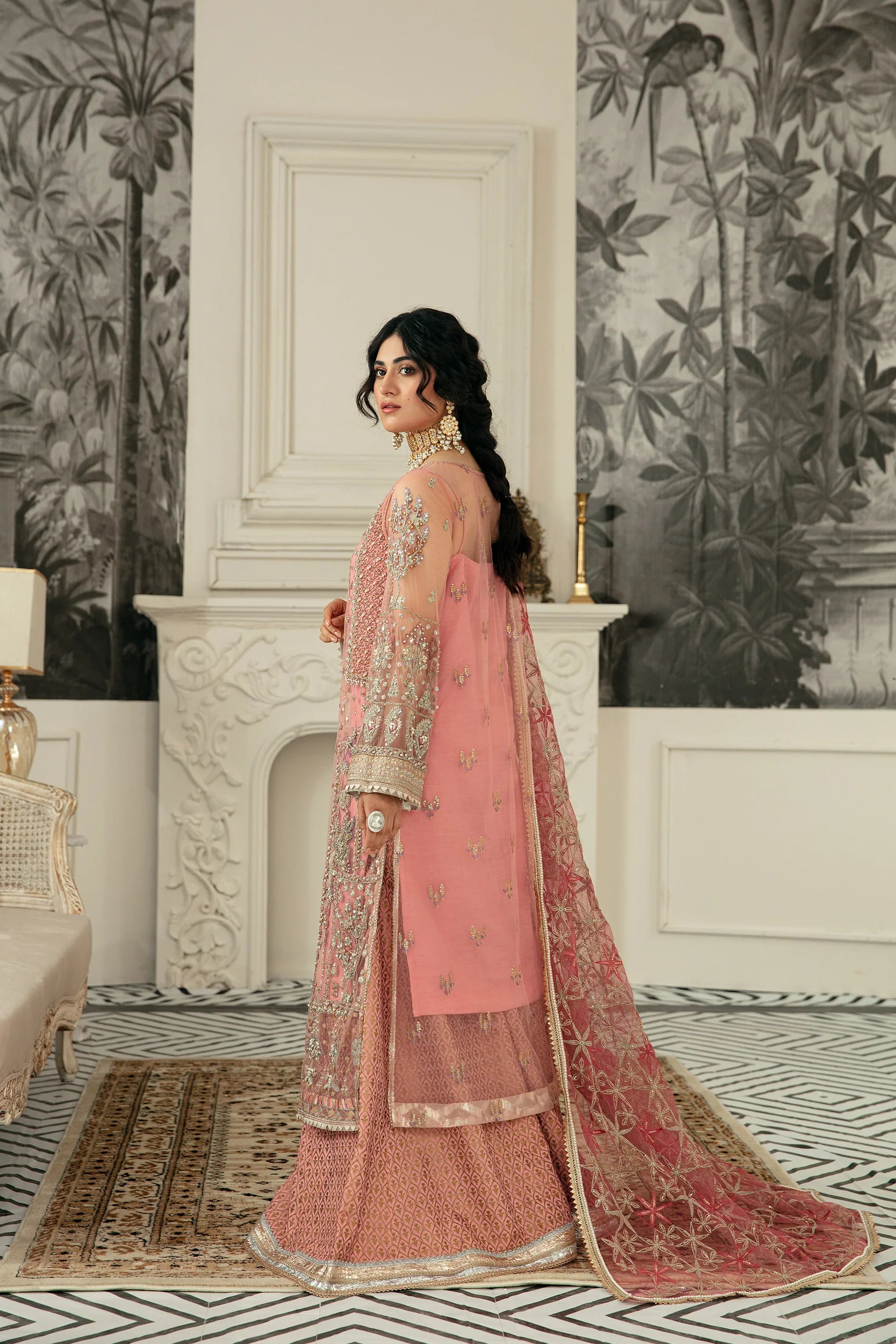 Ezra | Wedding Collection | Sahiba by Ezra - Designer Dress - Type: Bridal - Available at Sana Yasir - 100% Original