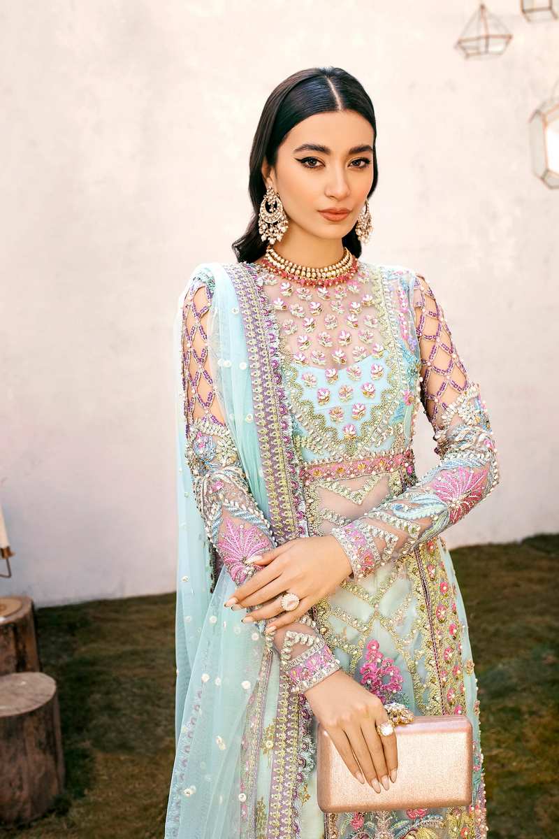 Ezra | Wedding Collection | Sibel by Ezra - Designer Dress - Type: Bridal - Available at Sana Yasir - 100% Original