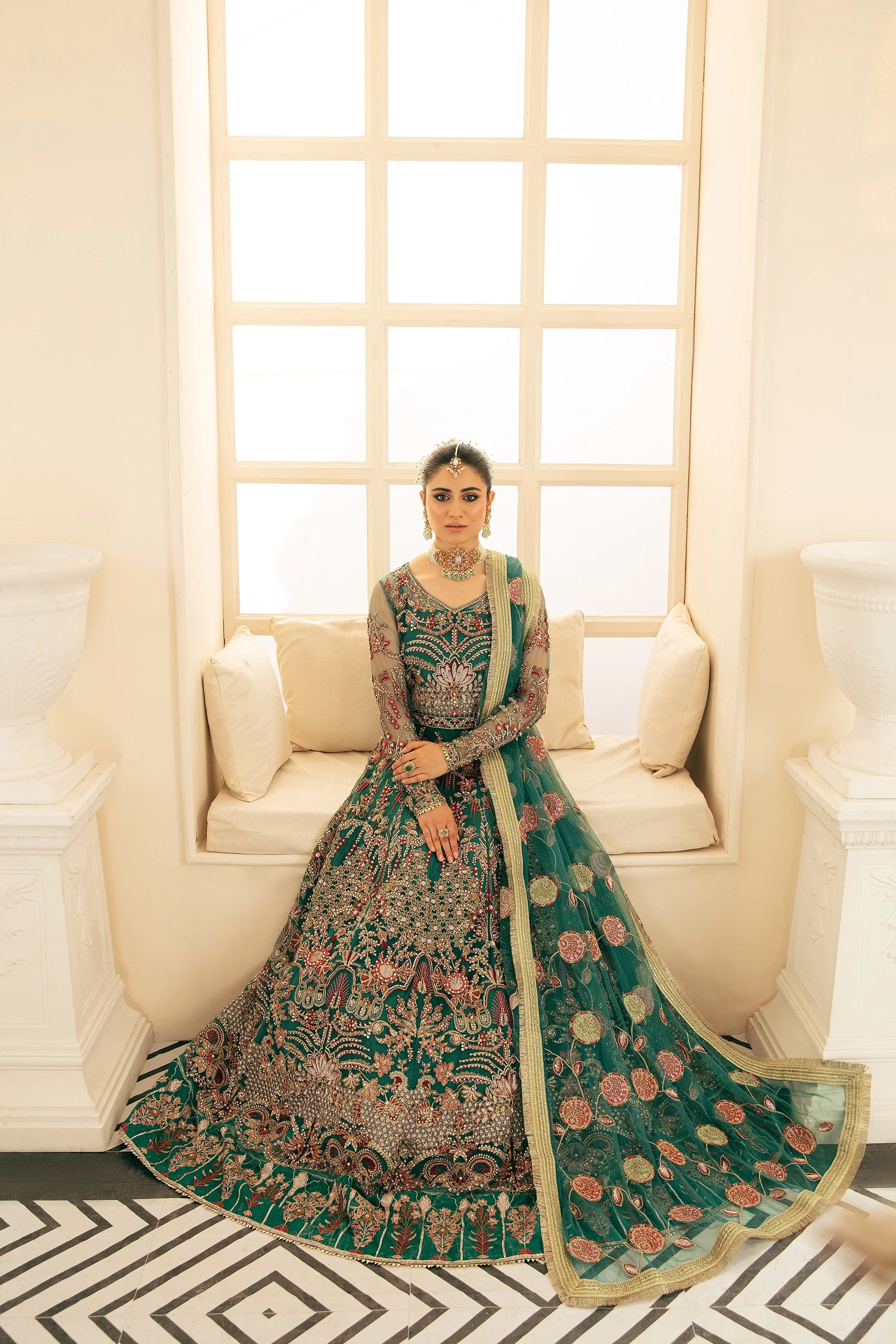 Ezra | Wedding Collection | Zeenat by Ezra - Designer Dress - Type: Bridal - Available at Sana Yasir - 100% Original