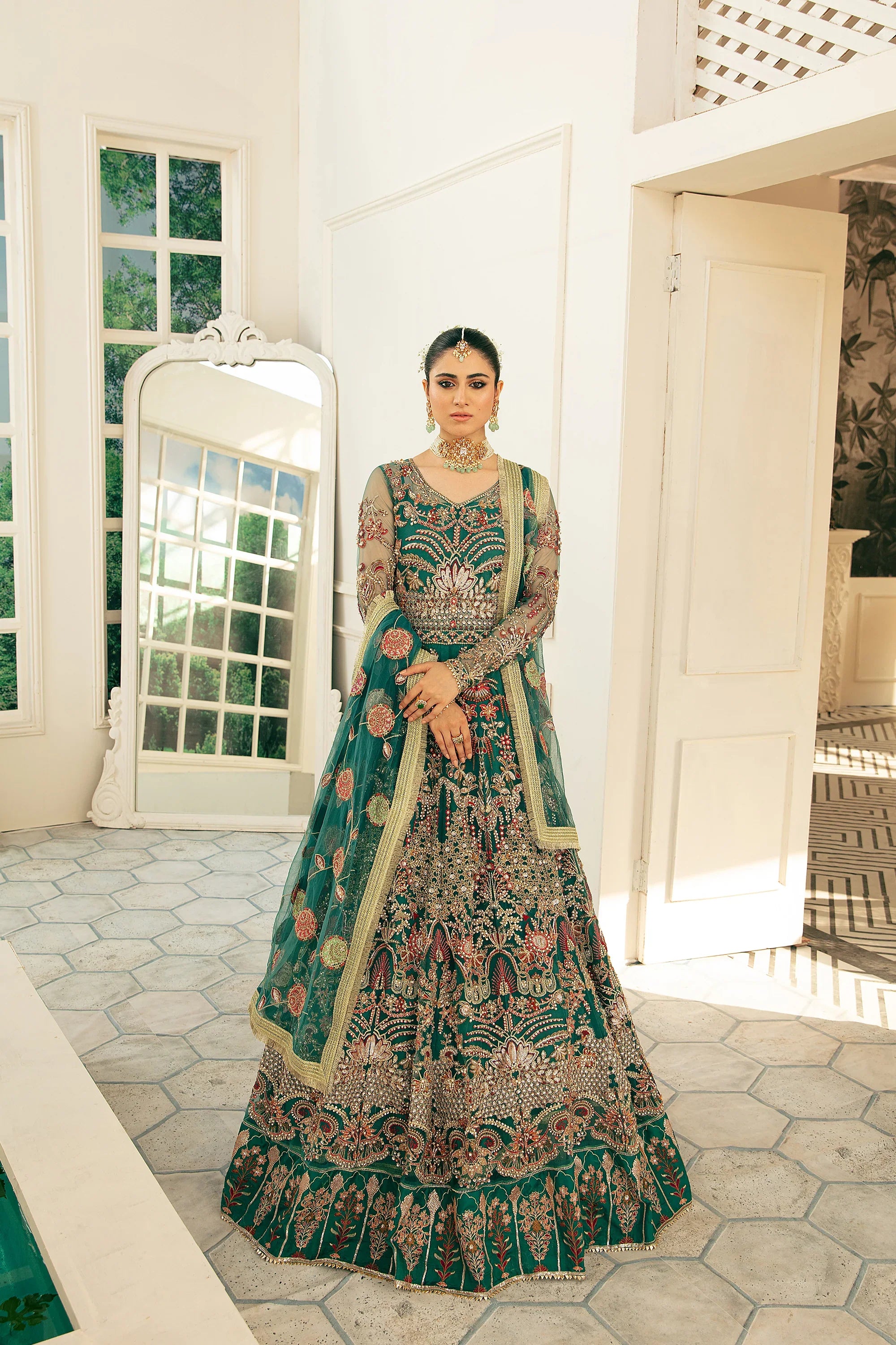 Ezra | Wedding Collection | Zeenat by Ezra - Designer Dress - Type: Bridal - Available at Sana Yasir - 100% Original