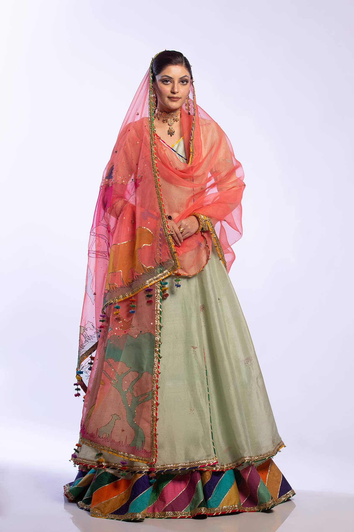 Fahad Hussayn | Formals 2024 | Ghansh by Fahad Hussayn - Designer Dress - Type: Ladies Clothes - Available at Sana Yasir - 100% Original