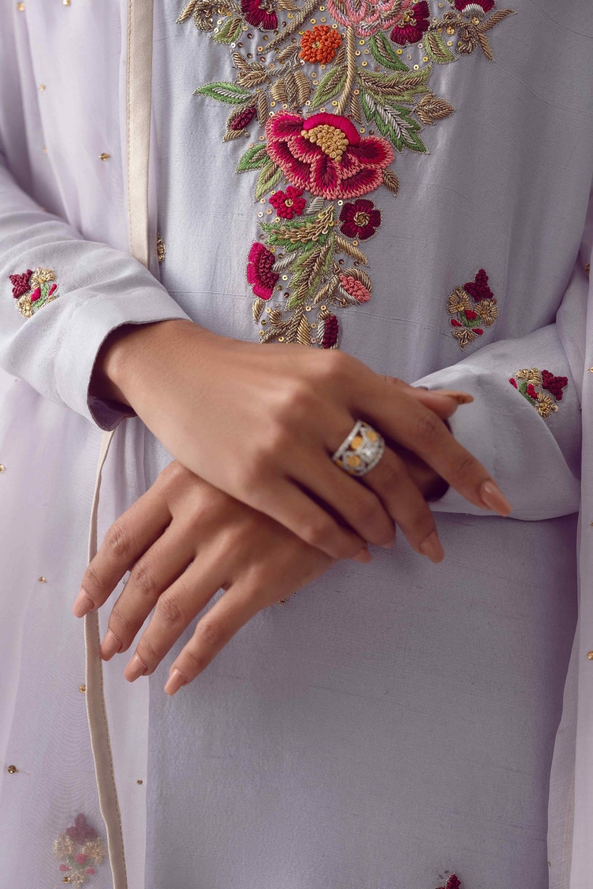 Fahad Hussayn | Formals 2024 | MARAATI by Fahad Hussayn - Designer Dress - Type: Ladies Clothes - Available at Sana Yasir - 100% Original