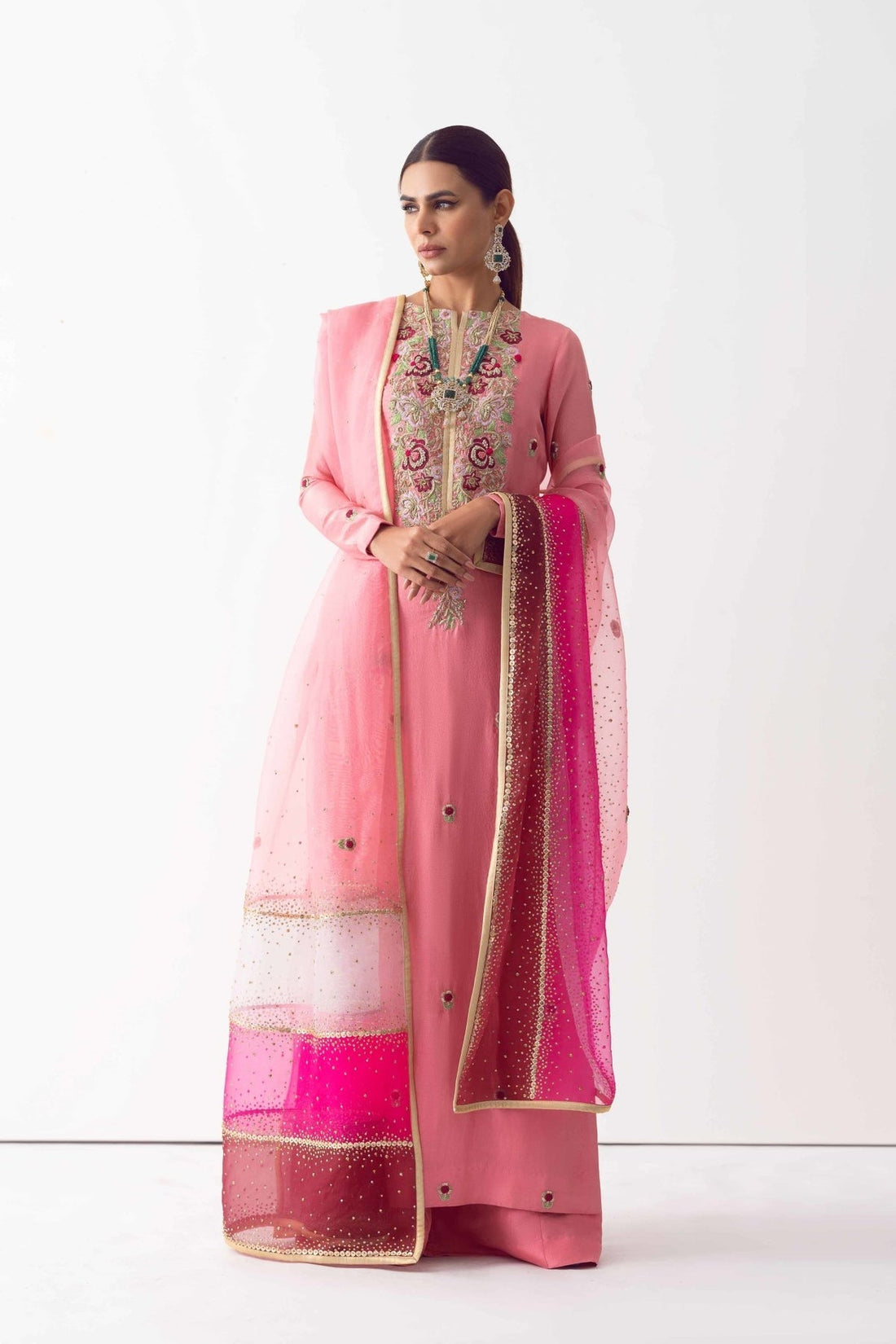 Fahad Hussayn | Formals 2024 | NURIJAM by Fahad Hussayn - Designer Dress - Type: Ladies Clothes - Available at Sana Yasir - 100% Original