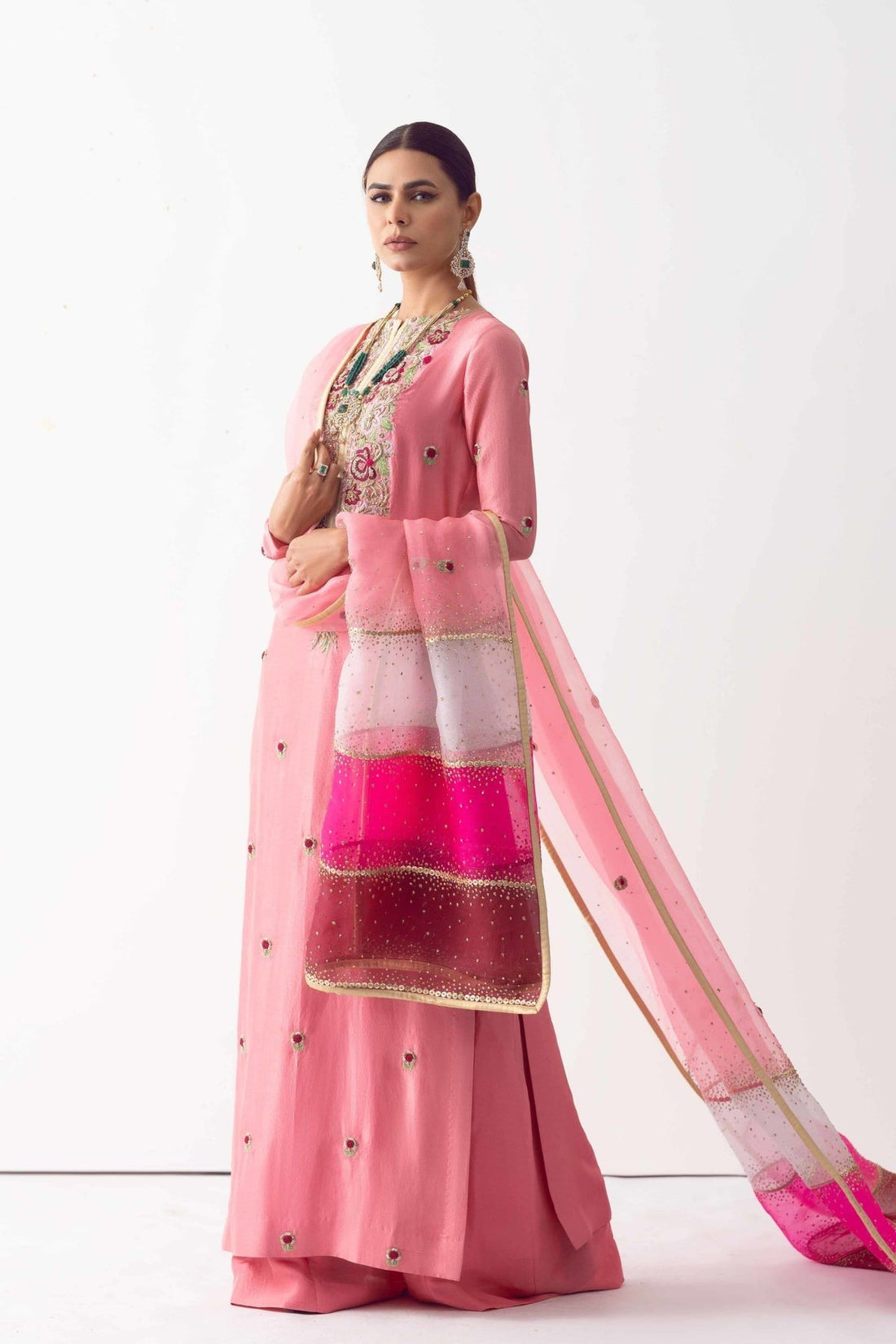 Fahad Hussayn | Formals 2024 | NURIJAM by Fahad Hussayn - Designer Dress - Type: Ladies Clothes - Available at Sana Yasir - 100% Original