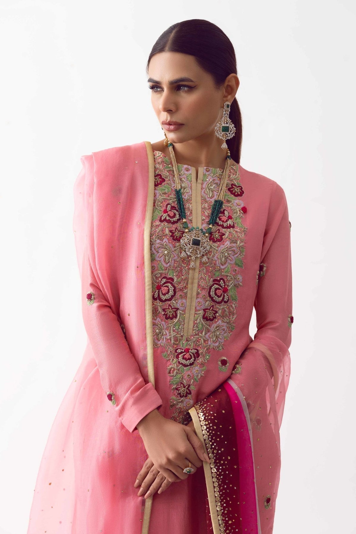 Fahad Hussayn | Formals 2024 | NURIJAM by Fahad Hussayn - Designer Dress - Type: Ladies Clothes - Available at Sana Yasir - 100% Original