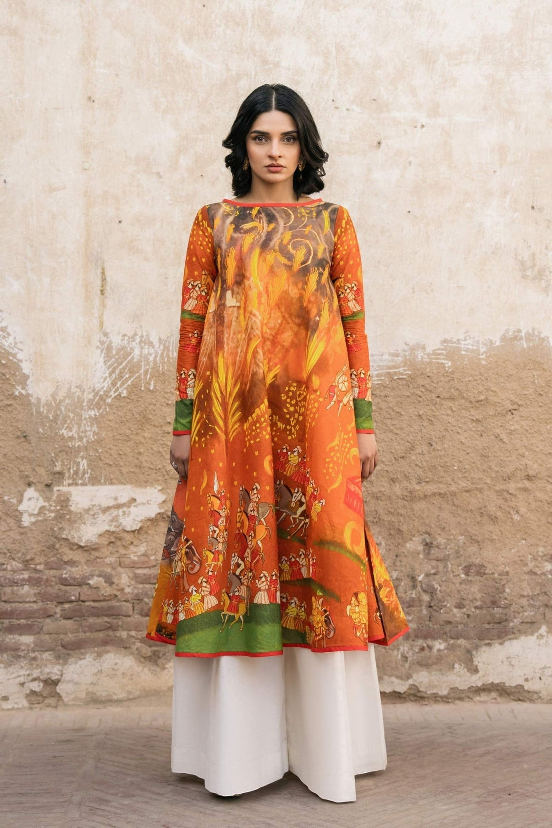 Fahad Hussayn | Lawn Banger | Baori by Fahad Hussayn - Designer Dress - Type: Ladies Clothes - Available at Sana Yasir - 100% Original